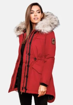 Navahoo Parkas Winterparka Dames Rood -Navahoo 74ba5a4bd1e4bd40fbfbaec47263dbf0 scaled