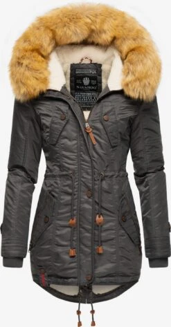Navahoo Parkas Winterparka La Viva Dames Antraciet