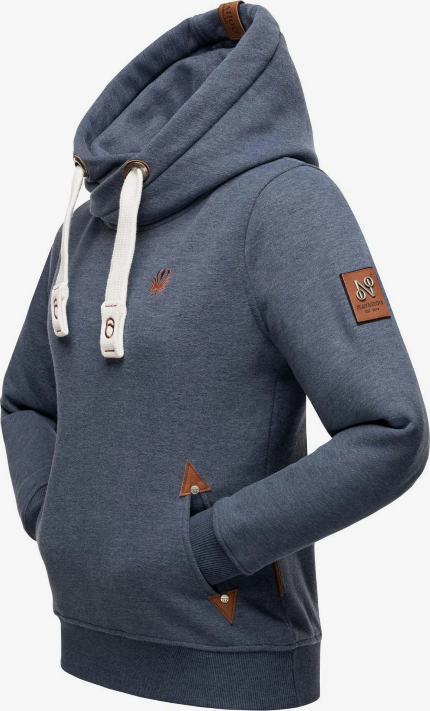 Navahoo Hoodies Sweatshirt Namikaa Dames Nachtblauw 4 Navahoo Hoodies Sweatshirt Namikaa Dames Nachtblauw - Afbeelding 4