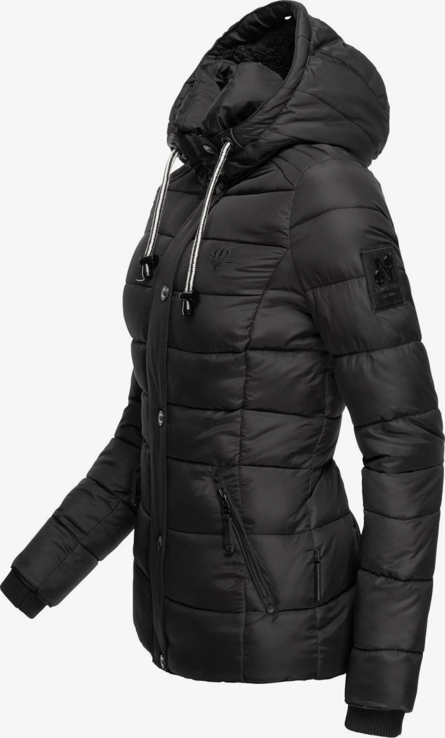 Navahoo Winterjassen Winterjas Zuckerbiene Dames Zwart 5 Navahoo Winterjassen Winterjas Zuckerbiene Dames Zwart - Afbeelding 5