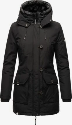 Navahoo Parkas Winterparka Freeze Stoorm Dames Zwart