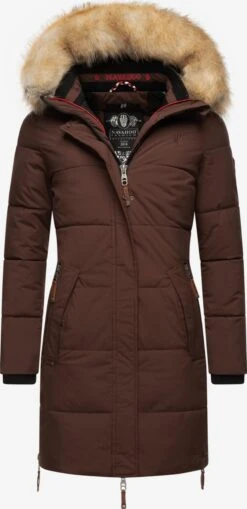 Navahoo Wintermantels Wintermantel Halina Dames Bruin