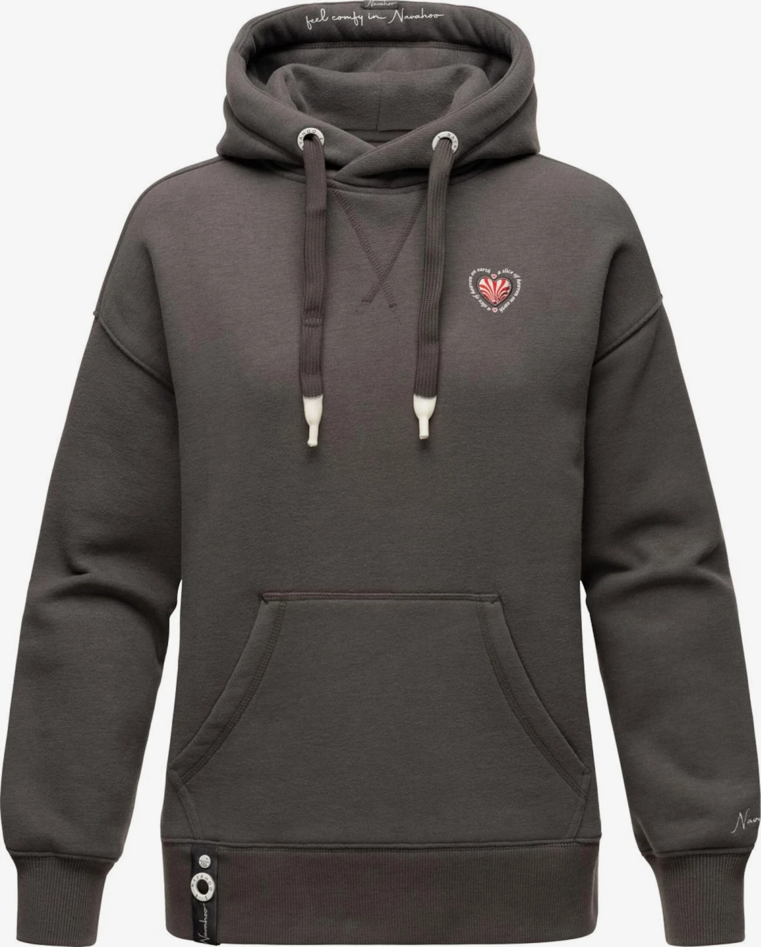 Navahoo Hoodies Sweatshirt Goldfee Dames Donkergrijs 1 Navahoo Hoodies Sweatshirt Goldfee Dames Donkergrijs