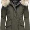 Navahoo Parkas Winterparka Dames Greige