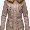 Navahoo Parkas Winterparka La Viva Dames Greige