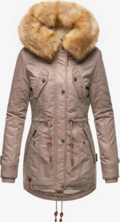 Navahoo Parkas Winterparka La Viva Dames Greige