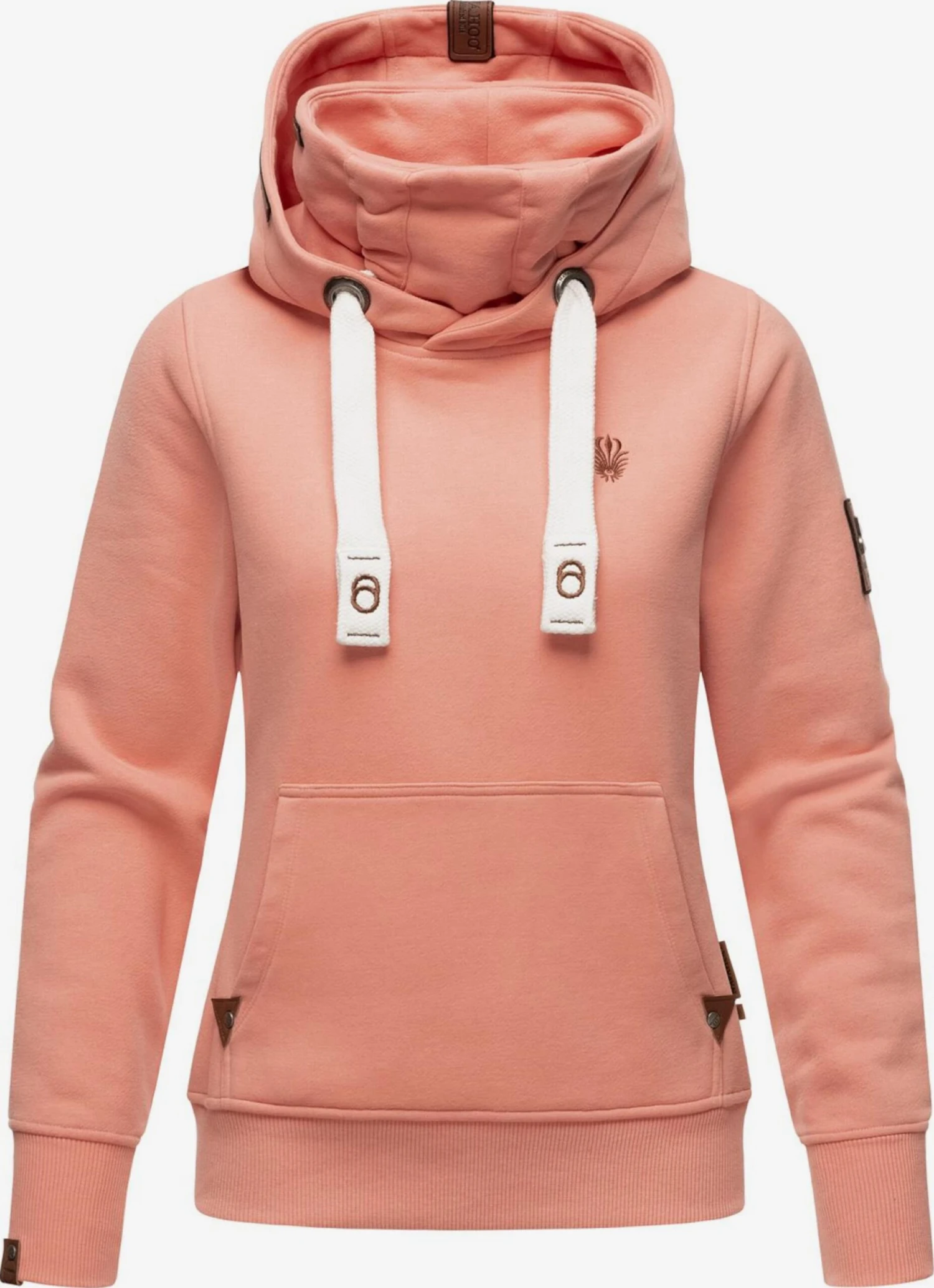 Navahoo Hoodies Sweatshirt Raniaa Dames Abrikoos 1 Navahoo Hoodies Sweatshirt Raniaa Dames Abrikoos