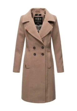 Navahoo Wooly - Halflange Jas - Taupe