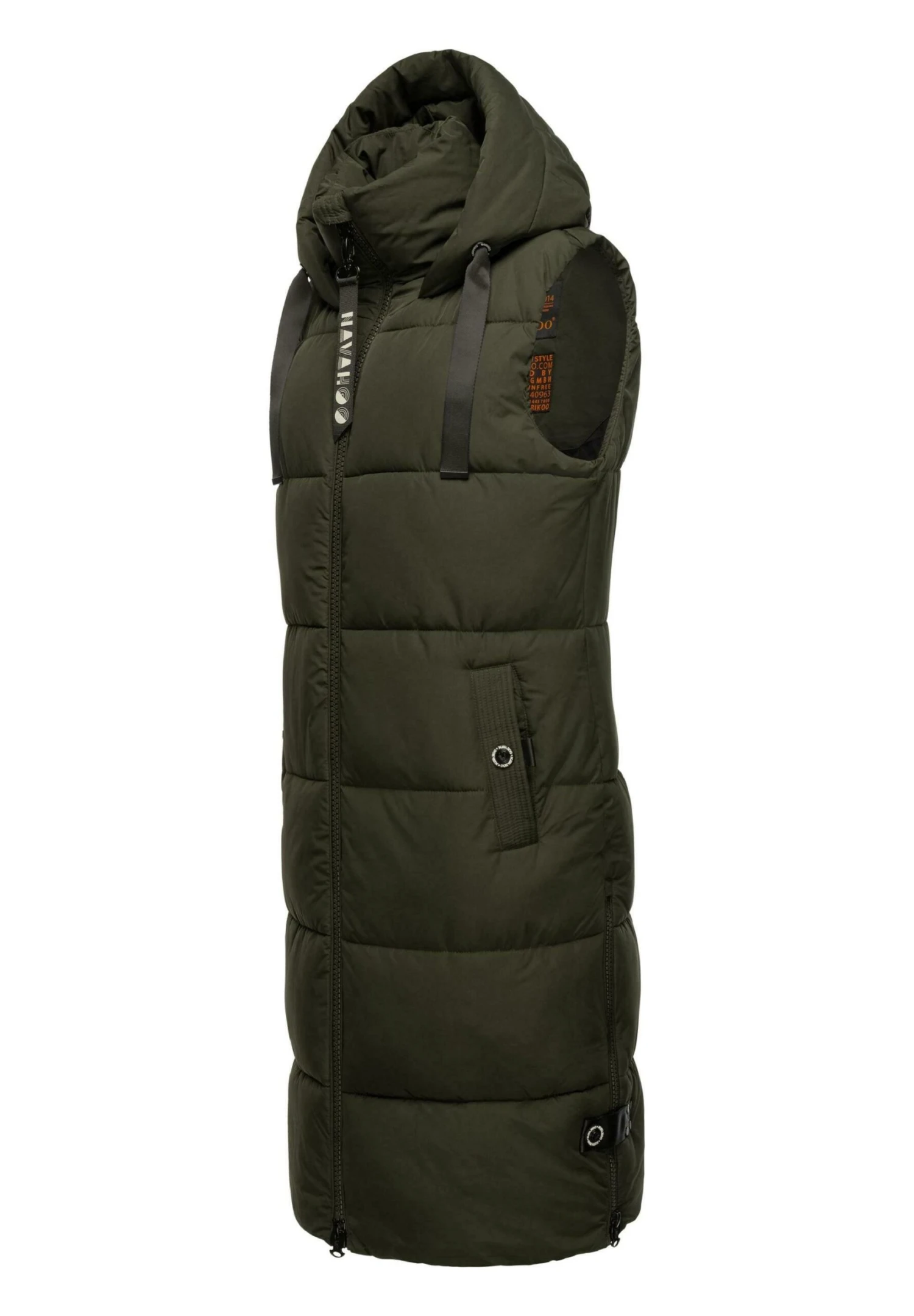 Navahoo Schnuffelchen - Bodywarmer - Dark Olive 2 Navahoo Schnuffelchen - Bodywarmer - Dark Olive - Afbeelding 2