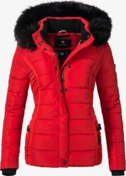 Navahoo Winterjassen Winterjas Miamor Dames Rood