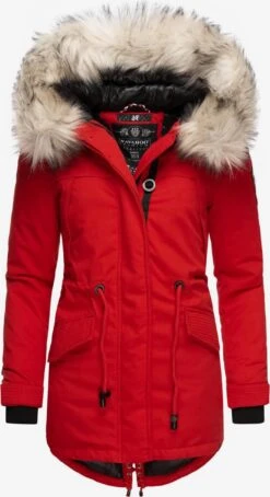 Navahoo Parkas Winterparka Dames Rood