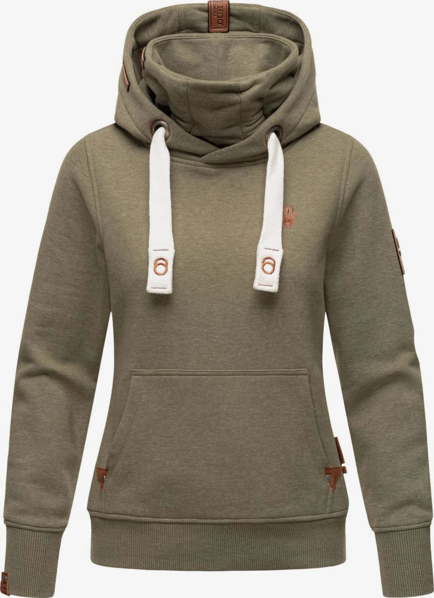 Navahoo Hoodies Sweatshirt Raniaa Dames Olijfgroen