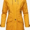 Navahoo Regenmantels Tussenmantel Schötchen Dames Geel