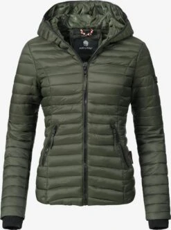 Navahoo Tussenjassen Tussenjas Kimuk Dames Olijfgroen