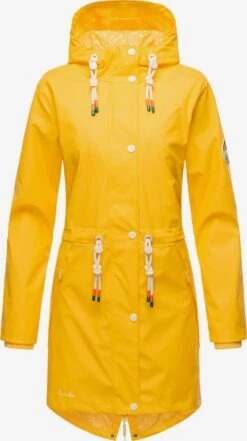 Navahoo Outdoor Jassen Functionele Jas Tropical Storm Dames Geel