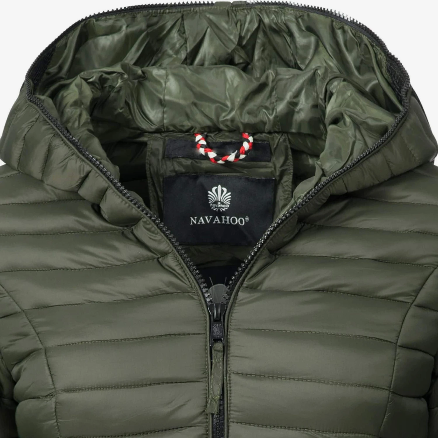 Navahoo Tussenjassen Tussenjas Kimuk Dames Olijfgroen 4 Navahoo Tussenjassen Tussenjas Kimuk Dames Olijfgroen - Afbeelding 4