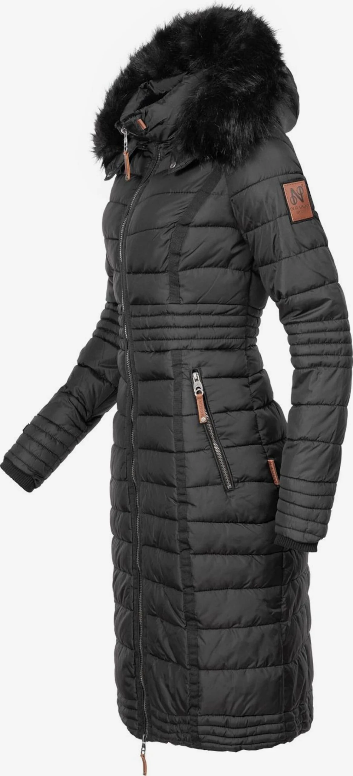 Navahoo Wintermantels Wintermantel Umay Dames Zwart 2 Navahoo Wintermantels Wintermantel Umay Dames Zwart - Afbeelding 2