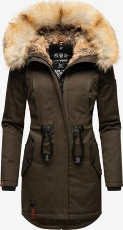 Navahoo Parkas Winterparka Dames Chocoladebruin