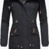 Navahoo Parkas Winterparka Rosinchen Dames Nachtblauw