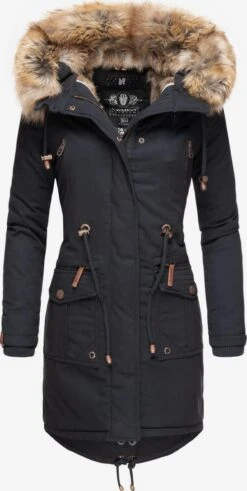 Navahoo Parkas Winterparka Rosinchen Dames Nachtblauw