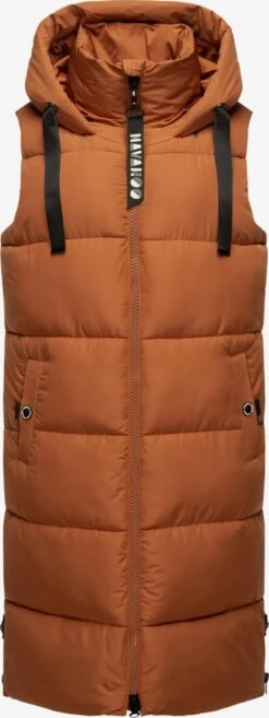 Navahoo Bodywarmers Bodywarmer Dames Cognac