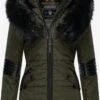 Navahoo Winterjassen Winterjas Nirvana Dames Olijfgroen