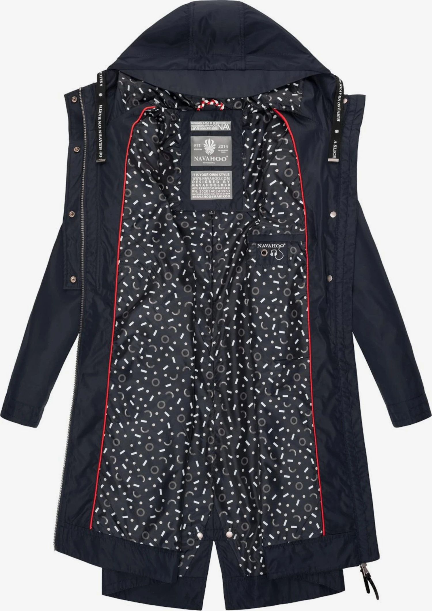 Navahoo Parkas Tussenparka Josinaa Dames Donkerblauw 4 Navahoo Parkas Tussenparka Josinaa Dames Donkerblauw - Afbeelding 4