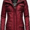 Navahoo Outdoor Jassen Functionele Jas Tinis Dames Wijnrood