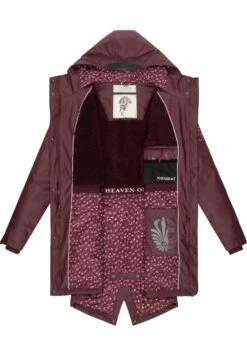 Navahoo Flower Of Ocean - Parka - Dark Red Melange -Navahoo aa0bc9c222354743ae9d2f12887e47a1 scaled