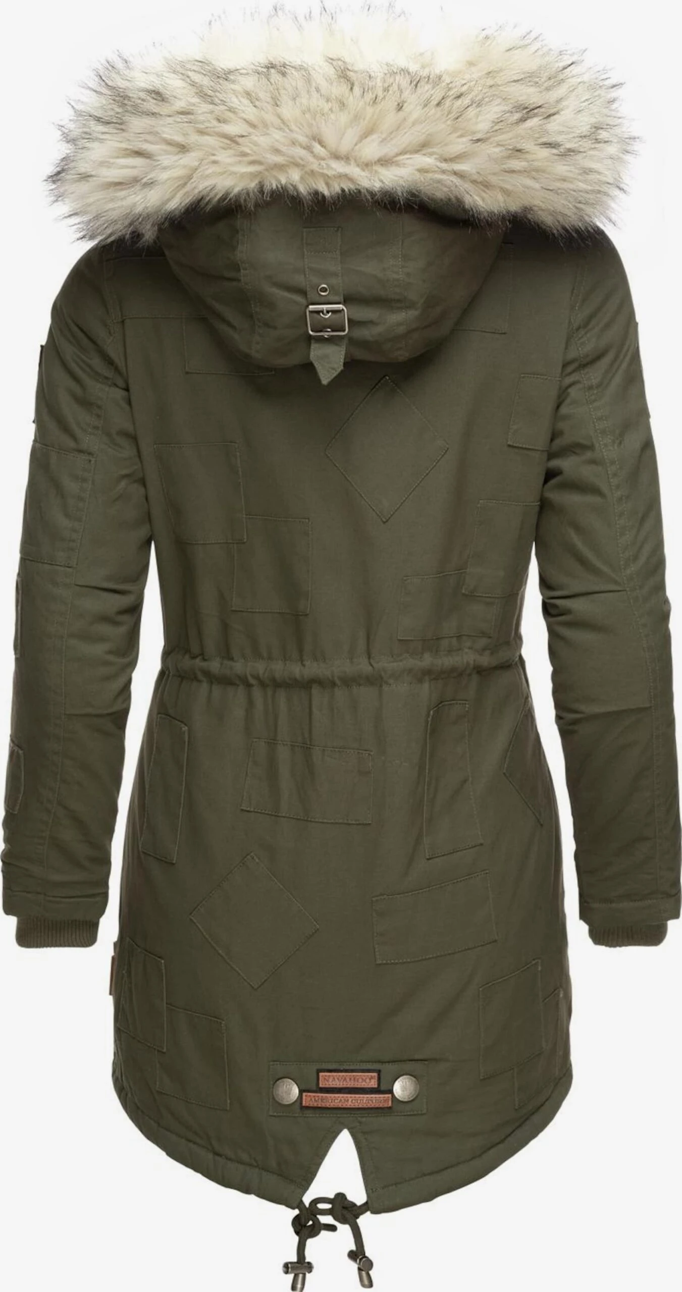 Navahoo Parkas Winterparka Honigfee Dames Kaki 3 Navahoo Parkas Winterparka Honigfee Dames Kaki - Afbeelding 3