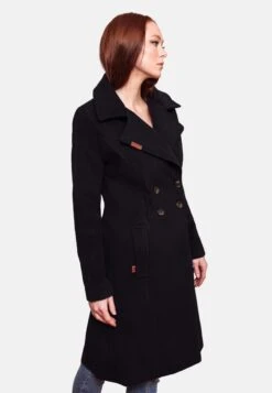 Navahoo Wooly - Halflange Jas - Black -Navahoo abfa7c61fc164e85a42e977123e01bea scaled