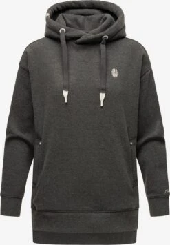 Navahoo Hoodies Sweatshirt Silberengelchen Dames Donkergrijs