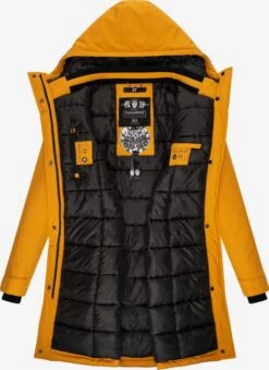 Navahoo Wintermantels Wintermantel Dames Mosterd -Navahoo aec46730dcae76003a55afb39b62e714 scaled