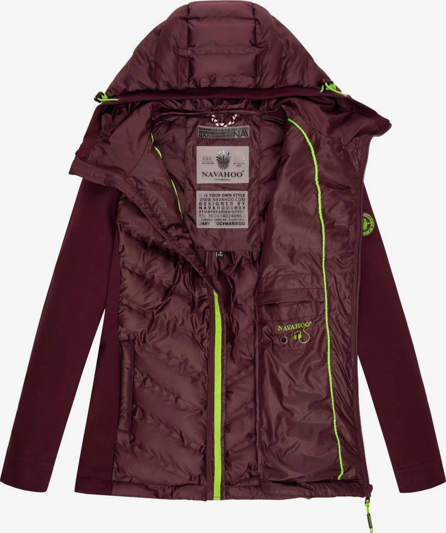 Navahoo Tussenjassen Tussenjas Nimm Mich Mit Dames Lila 4 Navahoo Tussenjassen Tussenjas Nimm Mich Mit Dames Lila - Afbeelding 4