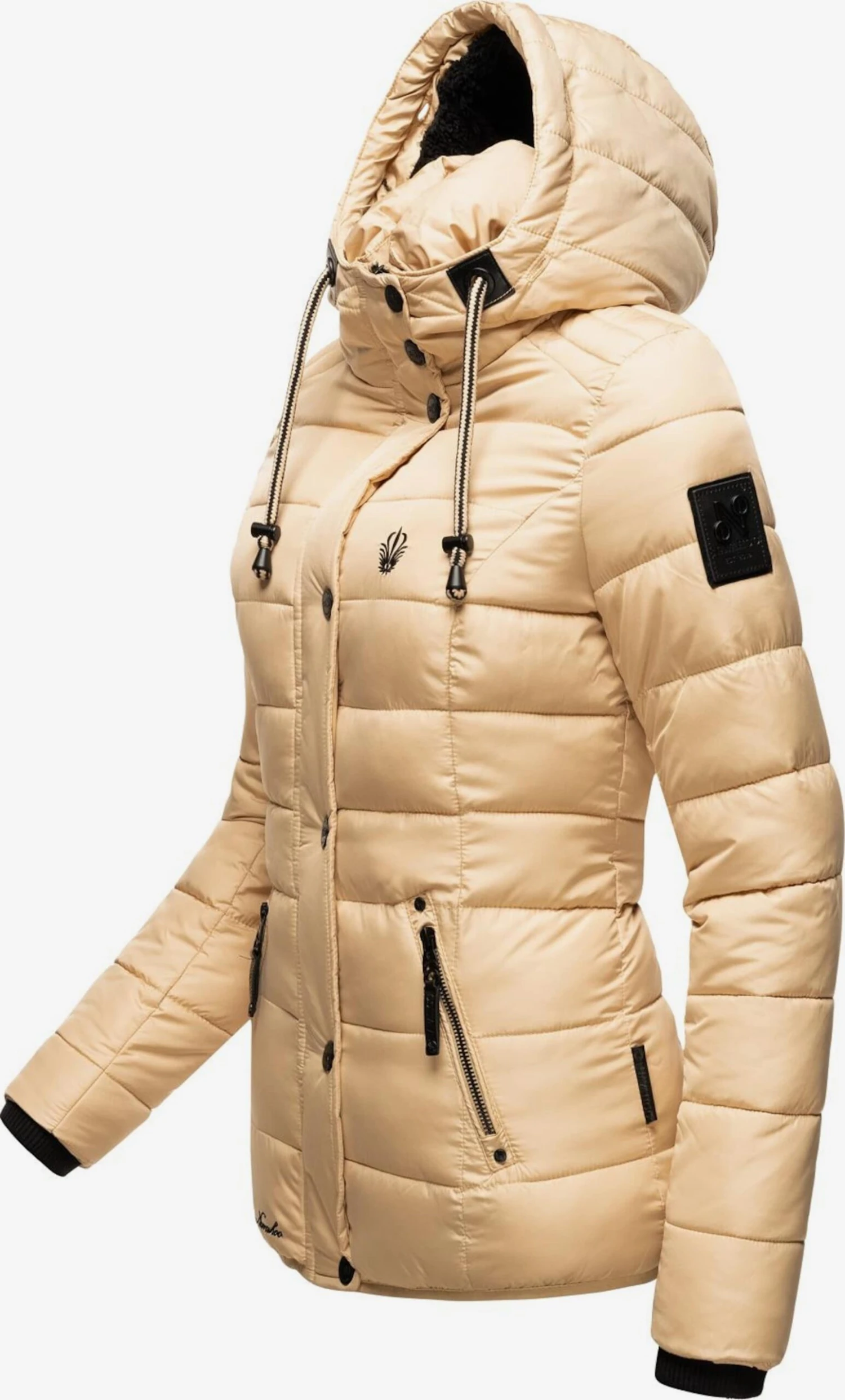 Navahoo Winterjassen Winterjas Zuckerbiene Dames Beige 4 Navahoo Winterjassen Winterjas Zuckerbiene Dames Beige - Afbeelding 4