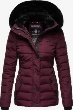 Navahoo Winterjassen Winterjas Milianaa Dames Aubergine -Navahoo b2563943a888986d6d7be85b2fa2b616 scaled