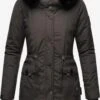 Navahoo Parkas Winterparka Sweety Deluxe Dames Antraciet