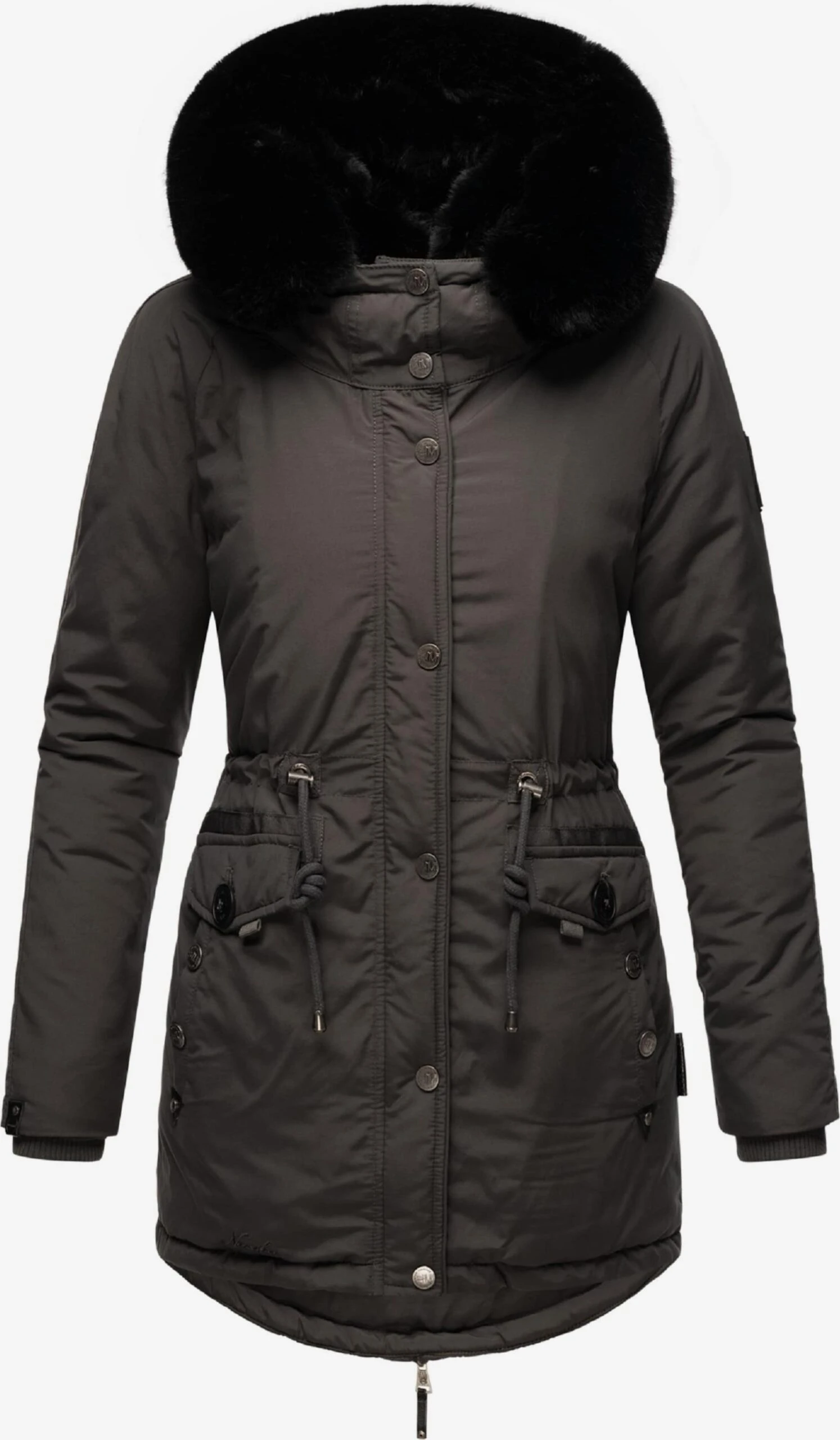Navahoo Parkas Winterparka Sweety Deluxe Dames Antraciet 1 Navahoo Parkas Winterparka Sweety Deluxe Dames Antraciet