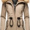 Navahoo Parkas Winterparka Bombii Dames Donkerbruin