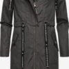 Navahoo Parkas Tussenparka Josinaa Dames Antraciet
