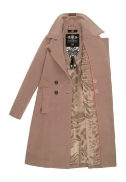 Navahoo Wooly - Halflange Jas - Taupe -Navahoo b9682dbb778a42ea8f355ce168120d1e scaled