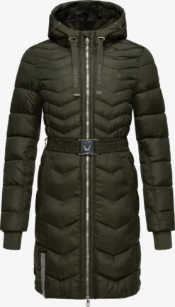 Navahoo Wintermantels Wintermantel Alpenveilchen Dames Olijfgroen