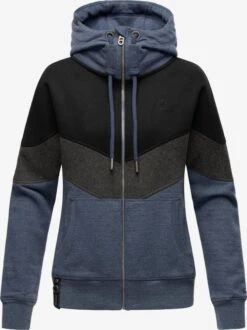 Navahoo Sweatvesten Sweatvest Honigperle Dames Donkerblauw