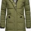 Navahoo Wintermantels Wintermantel Fahmiyaa Dames Kaki