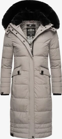 Navahoo Wintermantels Wintermantel Fahmiyaa Dames Stone Grey