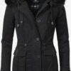 Navahoo Parkas Winterparka Luluna Dames Zwart