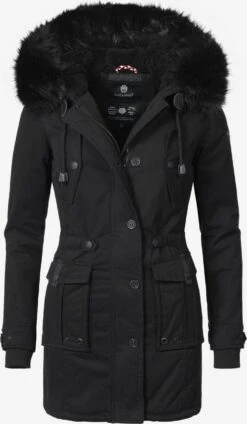 Navahoo Parkas Winterparka Luluna Dames Zwart