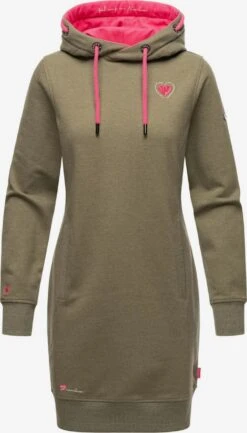 Navahoo Mini Jurken Jurk Dames Olijfgroen