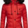 Navahoo Winterjassen Winterjas Zuckerbiene Dames Knalrood
