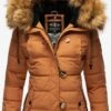 Navahoo Winterjassen Winterjas Zoja Dames Bruin
